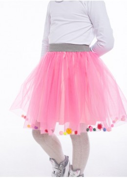 Vidoli нежно-розовая фатиновая юбка для девочки G-21886W